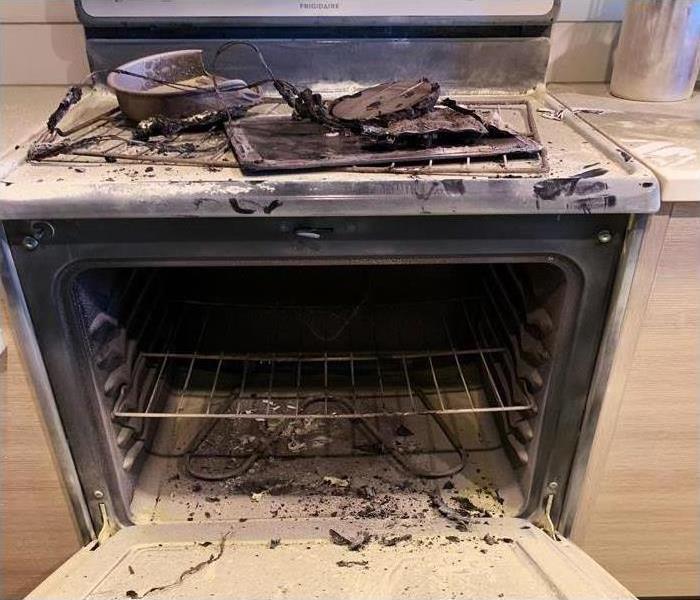 oven after fire damage